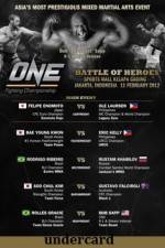 Watch ONE FC 2 Battle of Heroes Undercard Vumoo