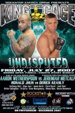 Watch King of the cage Undisputed Vumoo