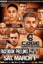 Watch Cage Warriors 65 Facebook prelims Vumoo