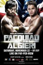 Watch Manny Pacquiao vs Chris Algieri Vumoo