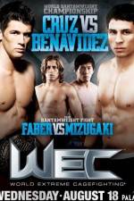 Watch WEC 50 : Cruz Vs Benavidez Vumoo